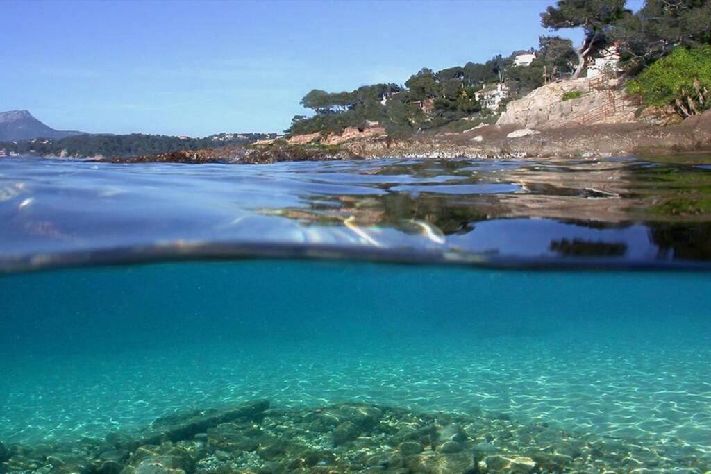 Superbe T2 Lumineux 3*** 10 Mn A Pied De La Plage Apartment Le Pradet Bagian luar foto